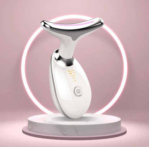 Liftingujący masażer LED do twarzy i szyi